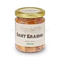 Filety z Tuńczyka śródziemnomorskiego w oliwie z oliwek, 200g (Sant Erasmo)