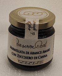 Marmolada z GORZKICH POMARAŃCZY z Sycylii słodzona cukrem trzcinowym, 90g
