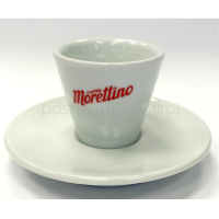 Filiżanka do kawy espresso 5cl ze spodkiem- biała porcelana
