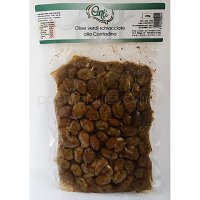 Zielone oliwki GNIECIONE, po gospodarsku 250g