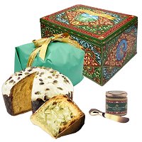 Panettone Al. PISTACCHIO w op. DOLCE&GABBANA, 800g + 200g Krem pistacjowy 