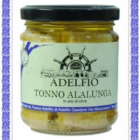 Filety "di TONNO ALALUNGA" w oliwie z oliwek, 200g (ADELFIO)