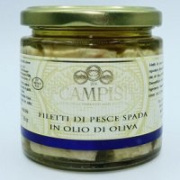 Filety "di PESCE SPADA" w oliwie z oliwek, 220g (CAMPISI)