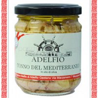 Filety z Tuńczyka śródziemnomorskiego w oliwie z oliwek, 200g (ADELFIO)