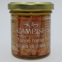 Filety "di TONNO ROSSO" w oliwie z oliwek, 90g (CAMPISI)